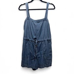 GAP Blue Lightweight Denim Romper - 6